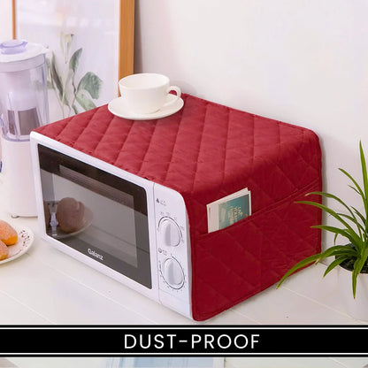 Waterproof Microwave Oven Cover with side pocket
