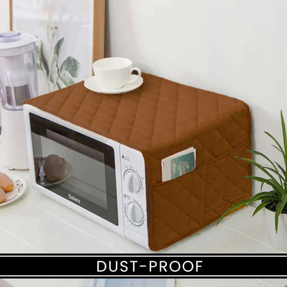 Waterproof Microwave Oven Cover with side pocket