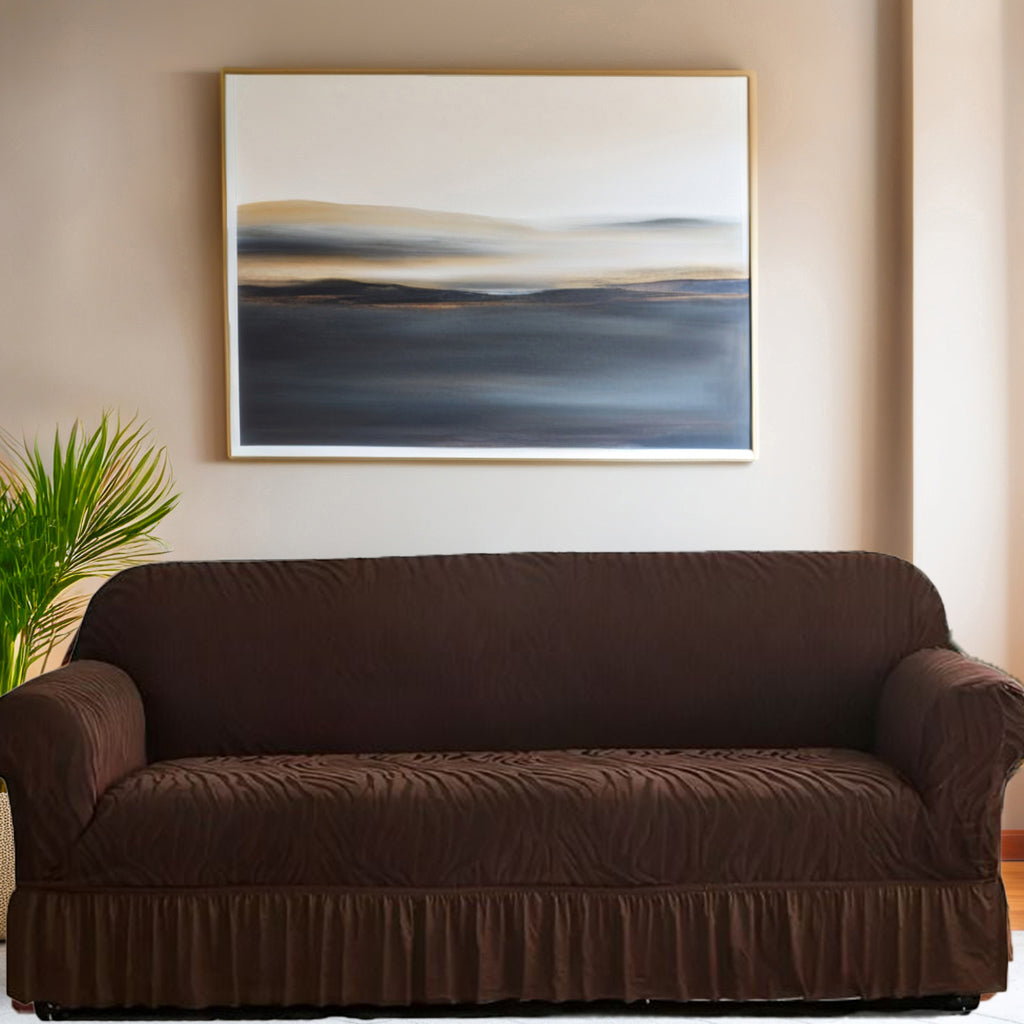 Zebra Velvet Turkish Sofa Cover