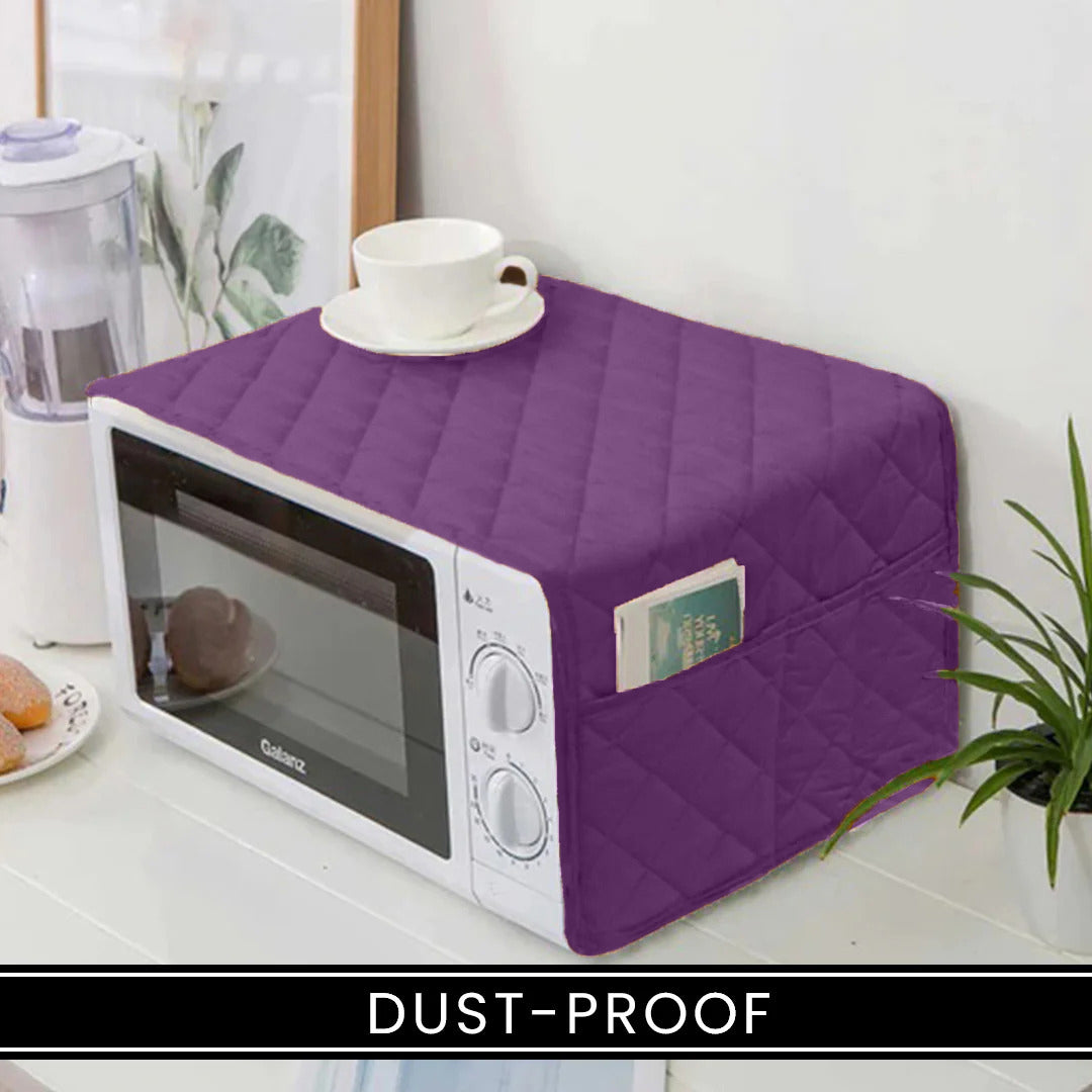Waterproof Microwave Oven Cover with side pocket