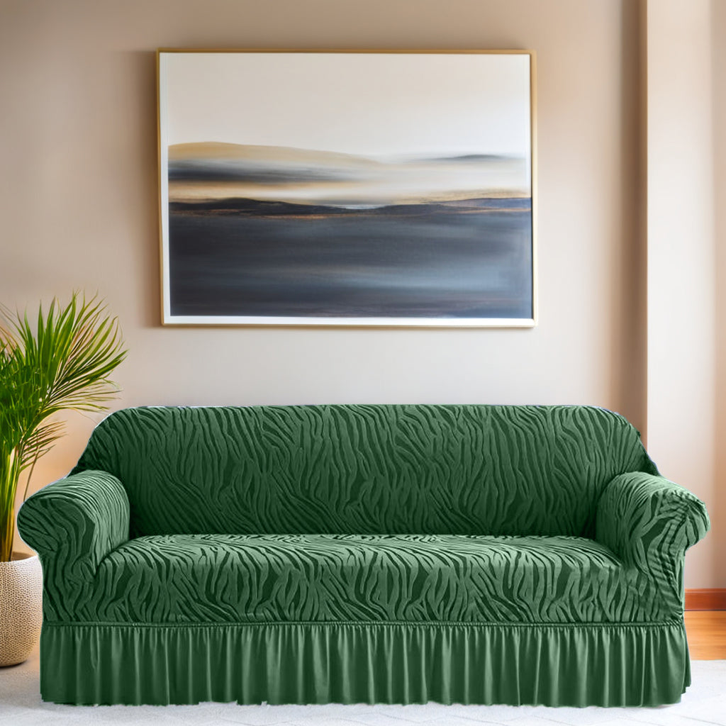 Zebra Velvet Turkish Sofa Cover